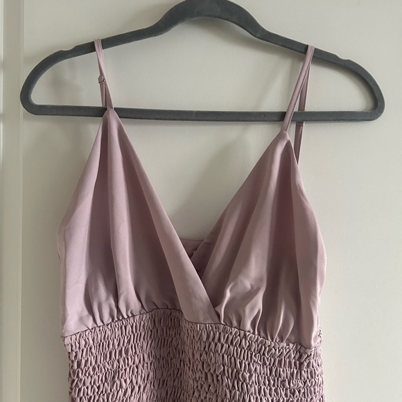 - Revolve Superdown Smocked Lilac Mini Dress - Picture 4 of 13